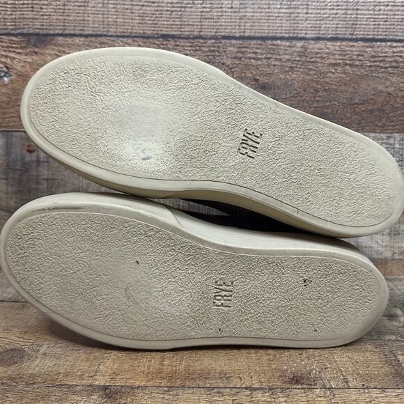 Frye Beacon Inside Zip Boots Brown Leather SZ 9 - Picture 9 of 10